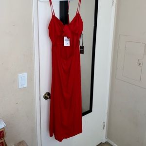Red Midi dress